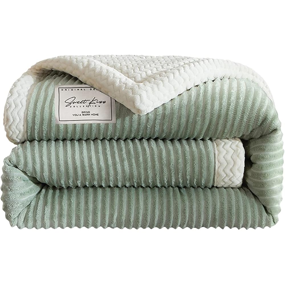 Ergocar Couverture, Plaid Double Face Doux et Chaud, Couverture de Décoration Intérieure Chaude et Légère, Plaid Jeté Canapé Flanelle, pour Convient à Toutes Les Saisons : Cuisine et Maison