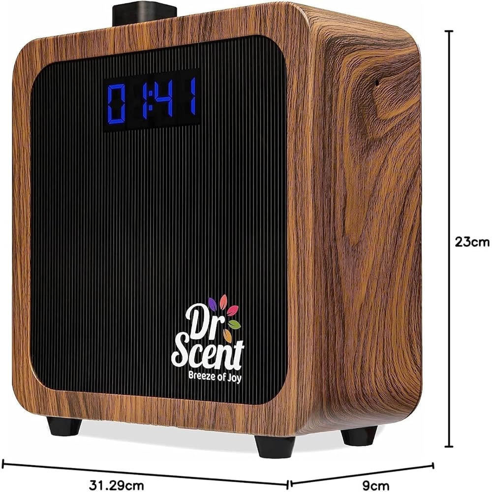 Diffuseur d'Huiles Essentielles Dr Scent Medium (Marron) : Hygiène et Santé