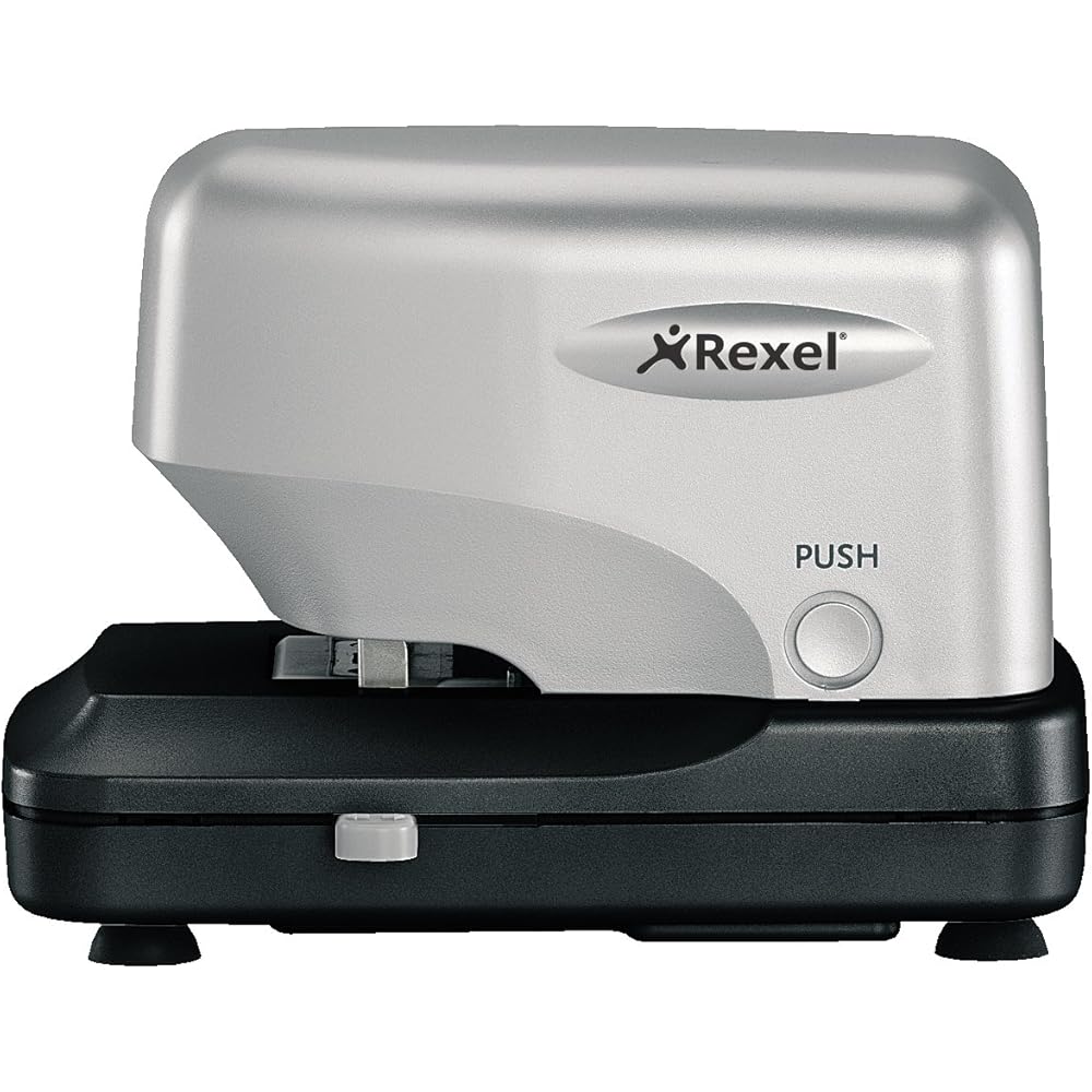 Rexel Stella 30 Agrafeuse Electrique à Cartouche Argent/Noir 2101197 : Fournitures de bureau