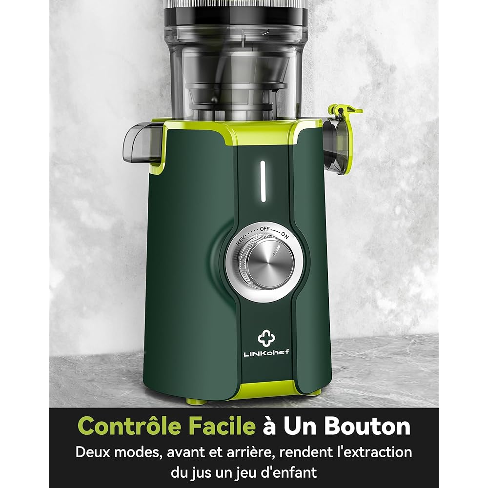 LINKChef Extracteur de jus vertical 200W, 115mm
