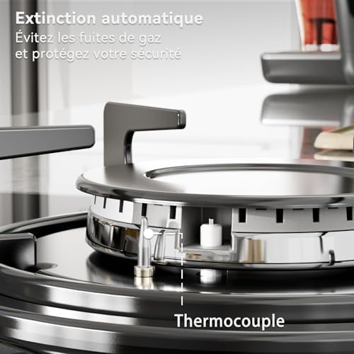 Magicplux Plaque de cuisson gaz 2 feux 4300W