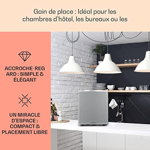 Klarstein Mini frigo de chambre 30L silencieux, réglable 5-15°C