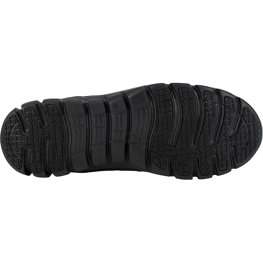Reebok Sublite RB4058 Chaussures de travail à coussin rembourré pour homme Noir/rouge : Mode