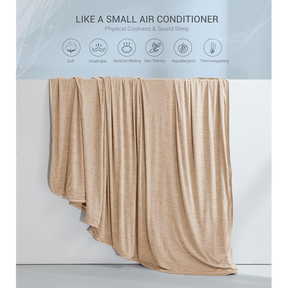 Marchpower Couverture de Refroidissement, Arc-Chill 3.0 Couverture d'été de Double Face Plaid Rafraîchissante pour Les Sueurs Mocturnes Adultes Enfants Dormeurs Chauds 200 * 220cm - Q-Max >0.5 : Informatique