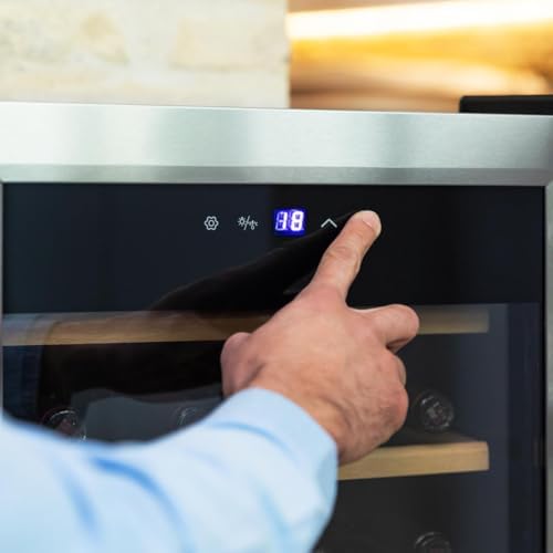 Cecotec Cave à vin Bolero GrandSommelier 2050 Inox 20 bouteilles