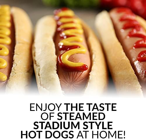 Nostalgia Cuiseur vapeur extra-large pour 20 hot-dogs