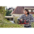 Einhell Taille-haies thermique GE-PH 2555 A (Moteur 2 temps à vibrations atténuées, Réservoir carburant 330 ml, Longueur de coupe 55 cm, System AutoChoke et amorçage "Primer“) : Jardin