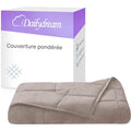 Dailydream Couverture thérapeutique lestée en polaire moelleuse, 6 kg, pour adultes, 135 x 200 cm, rose : Cuisine et Maison