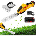 Taille-haie sans Fil, 24V 2 en 1 Cisaille à Main avec Batterie Rechargeable Lithium-ION et Chargeur, Coupe-Herbe électrique pour Jardin et Pelouse : Jardin
