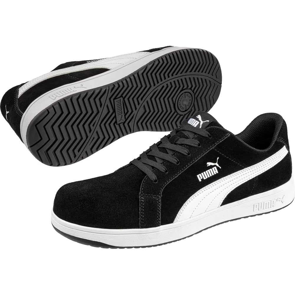 PUMA Safety Iconic Suede Low EH Chaussures de sécurité à bout composite antidérapant pour femme : Mode