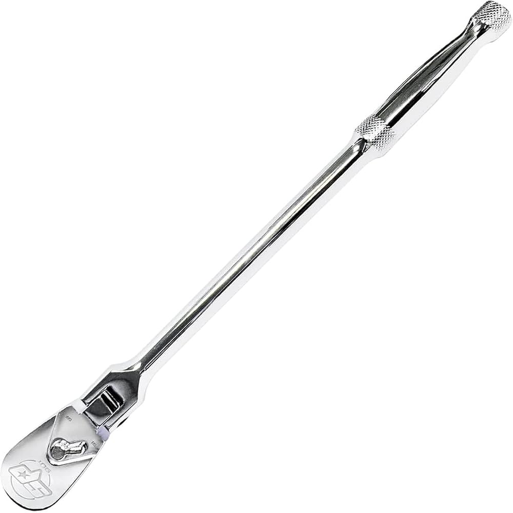 SP TOOLS SP22365 - Cliquet 3/8" Étanche Réversible À Tête Flexible XL 295 mm, 90 dents - Idéal accès difficile - Outil à main en acier au chrome vanadium (Cr-v) - Qualité professionnelle : Bricolage