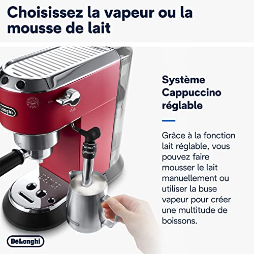 De'Longhi Dedica Style EC685.R Expresso manuelle rouge