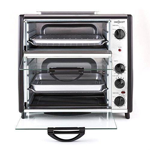 OneConcept All You Can Eat Four électrique 42L, 2 plaques
