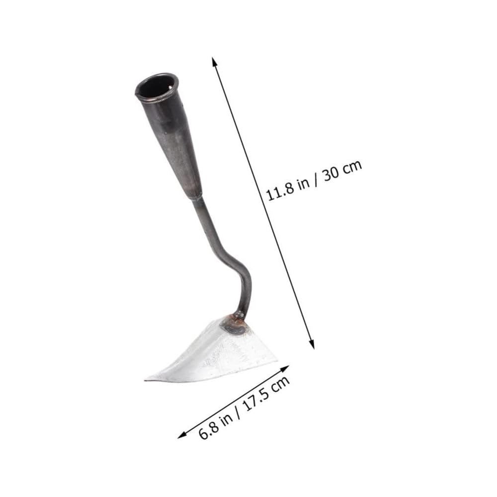Triangle Hack Garden Edger Japonais Jardinage Désherbeur Triangle Lame Hachoir Durable Outil à Main Plantation Hachoir Manuel Outil de Désherbage Vivant Outil de jardinage Excavatrice de fer pointue : Jardin