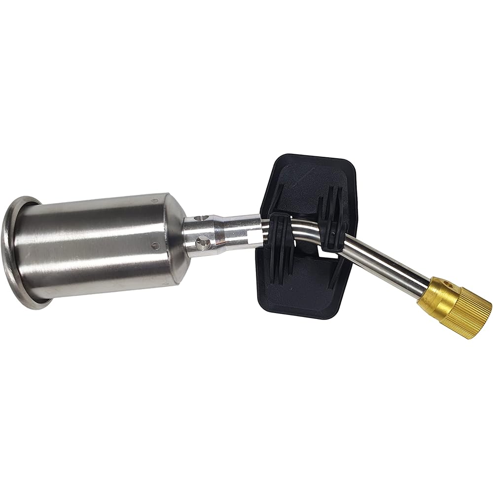 Combo INOX Composé de 2 Brûleurs INOX + 2 Cols + 1 Manche à Gâchette Bimatière à Raccord Tournant + 20 m de Tuyau + 1 Détendeur 4 bar - Chalumeau Soudeur - Chalumeau Oxygène - Lampe à Souder - EXPRESS : Bricolage