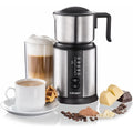 Cloer 7789 Mousseur à lait à induction XL800, mousse de lait 600 ml, chocolat chaud 500 ml, récipient 800 ml, commande électronique, 500 W, bobine de mousse magnétique, verseuse en acier inoxydable : Cuisine et Maison