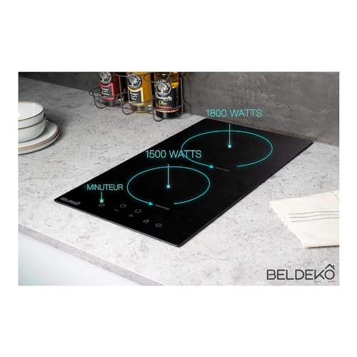 Beldeko Plaque induction 2 feux 3300W encastrable