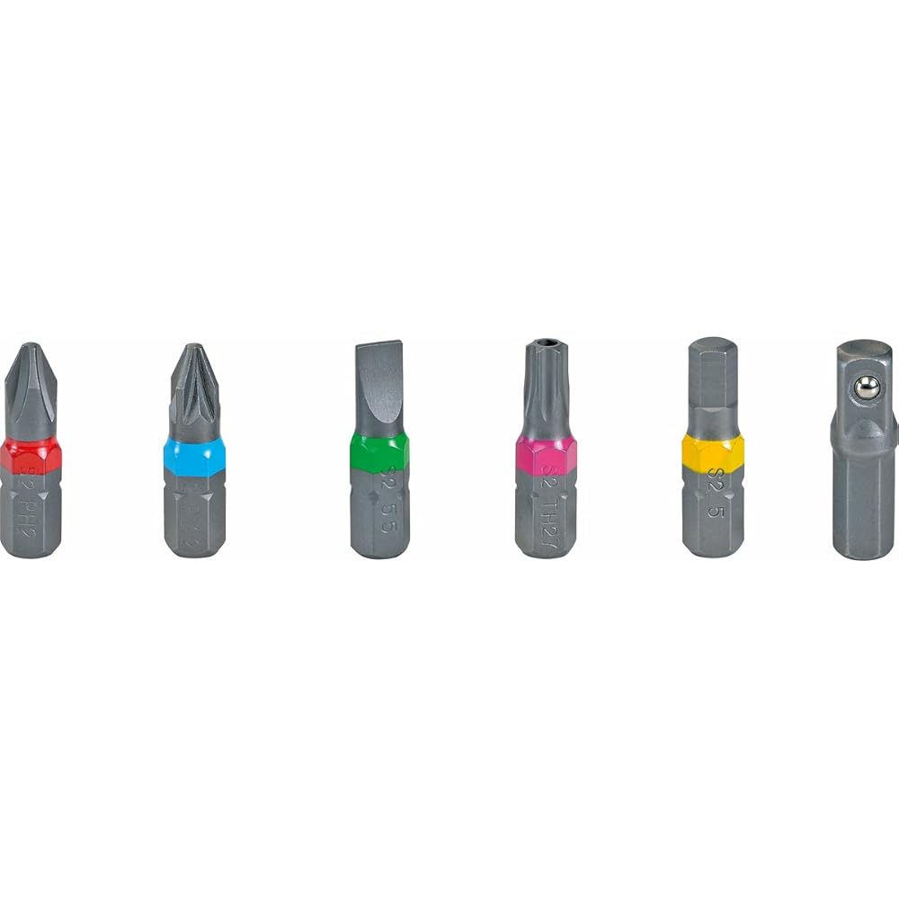 Heytec 50833500000 Embout magnétique, Multicolore, 1/4", Set de 32 Pièces : Bricolage