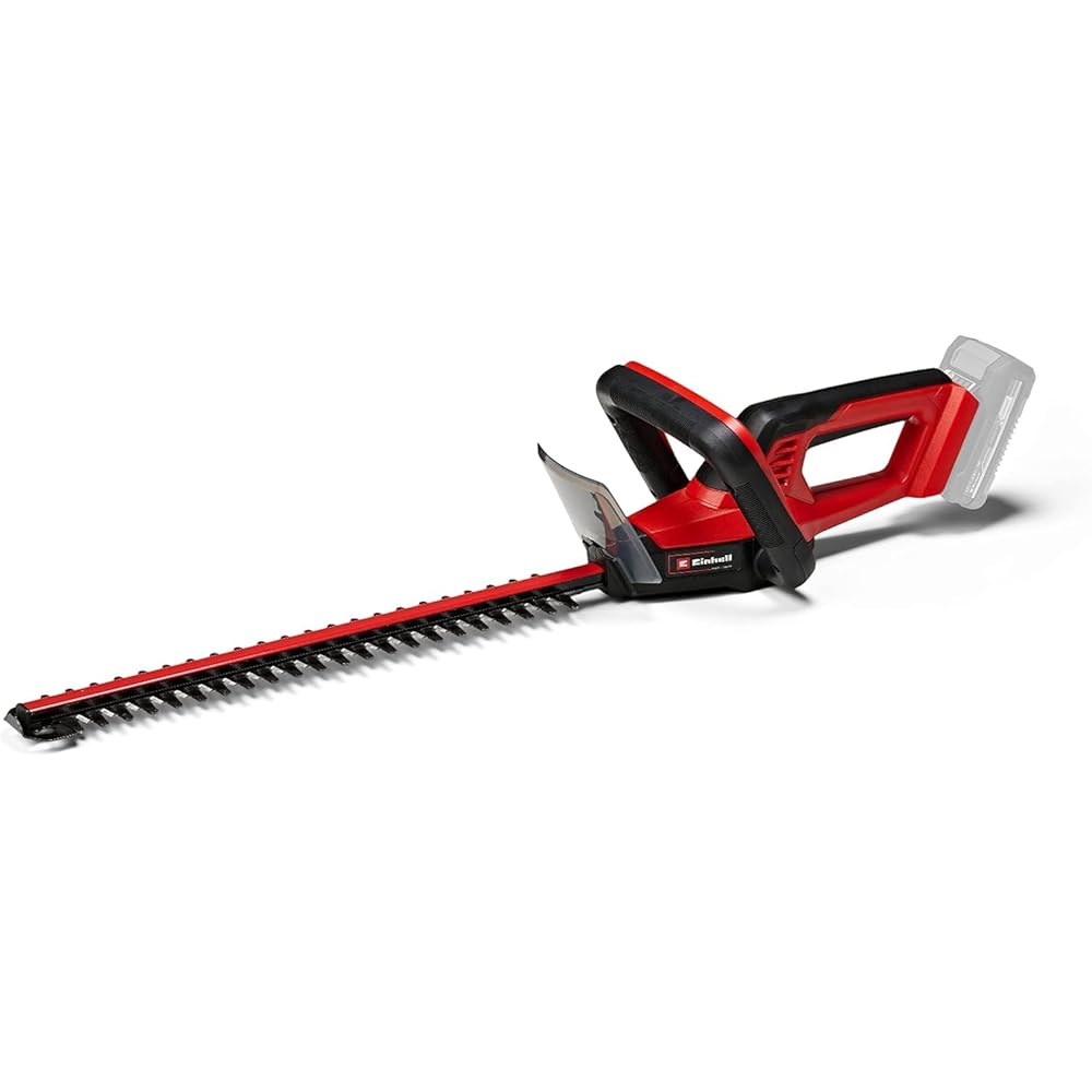 Einhell Taille-haies sans fil GC-CH 18/40 Li Solo Power X-Change (18 V, longueur de coupe 40 cm , écartement des dents 13 mm) Livré sans batterie ni chargeur : Jardin