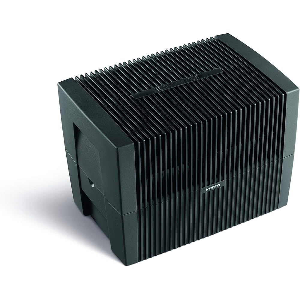 Laveur d’Air Venta Original LW45, Humidificateur d’air, pour pièces jusqu’à 55m², utilisation simple, noir : Cuisine et Maison