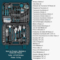Sundpey Boite a Outils Complete 281 pièces - Caisse a outil pour Hommes et Femmes Malette Outils Complet Avec Ensemble de Clés à Douille Ensemble de Tournevis Clé Hexagonale Métrique Pinces : Bricolage