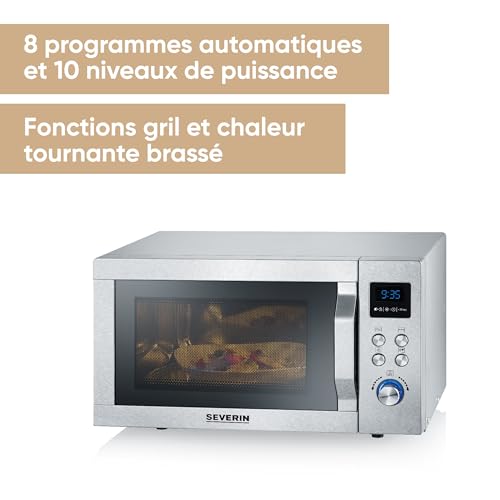 Severin MW 7774 Micro-ondes gril et chaleur tournante 25L