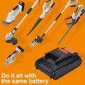 Taille-Haies, LIGO Cisaille à Gazon sans Fil de 20 V, 2 en 1 Sculpte-Haies et Taille-Herbes avec Batterie de 2 000 mAh et Chargeur pour Bordures de Pelouse et Arbustes : Bricolage