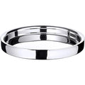 Edzard Plateau de Service Alaska en Acier Inoxydable, Rond, diamètre 32 cm : Cuisine et Maison