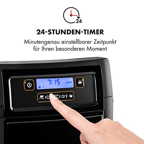 Klarstein Aromatica II Cafetière filtre avec broyeur
