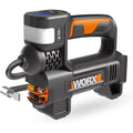 WORX Compresseur à Air multifonction sans Fil 20V WX092.9, 150 PSI, pompe à vélo, mini-compresseur électrique, Outil 4 en 1, Projecteur LED, Facile à Transporter, Livré sans Batterie ni Chargeur : Bricolage