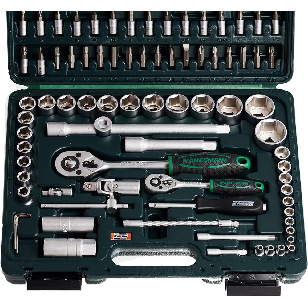 Mannesmann M98410 Clé à douille 94 pièces (Import Allemagne) : Bricolage