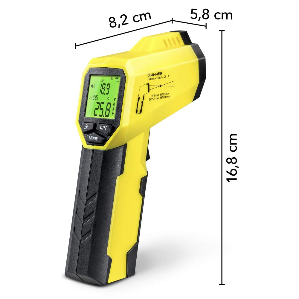 TROTEC BP25 Détecteur de pont thermique (-50 °C bis +260 °C) : Commerce, Industrie et Science